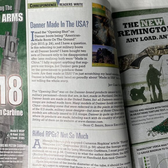 American Rifleman NRA Magazine November 2010 Vol 158 No 11 u National Rifle Asso - Picture 8 of 13